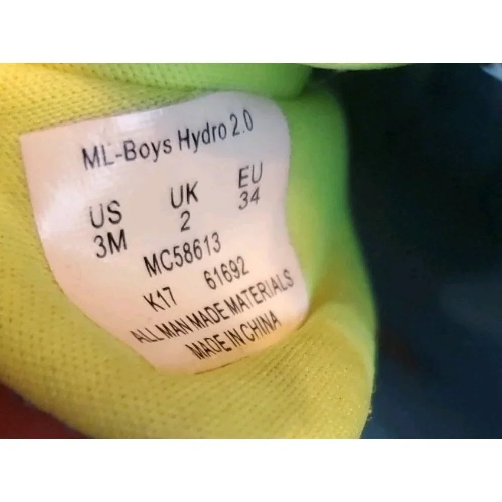 Merrell Hydro 2.0 Water Shoes Youth‎ Size 3 Blue